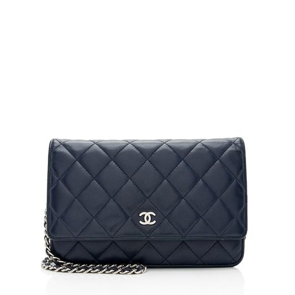 Chanel Handbags - Chanel Lambskin Classic Wallet on Chain Bag